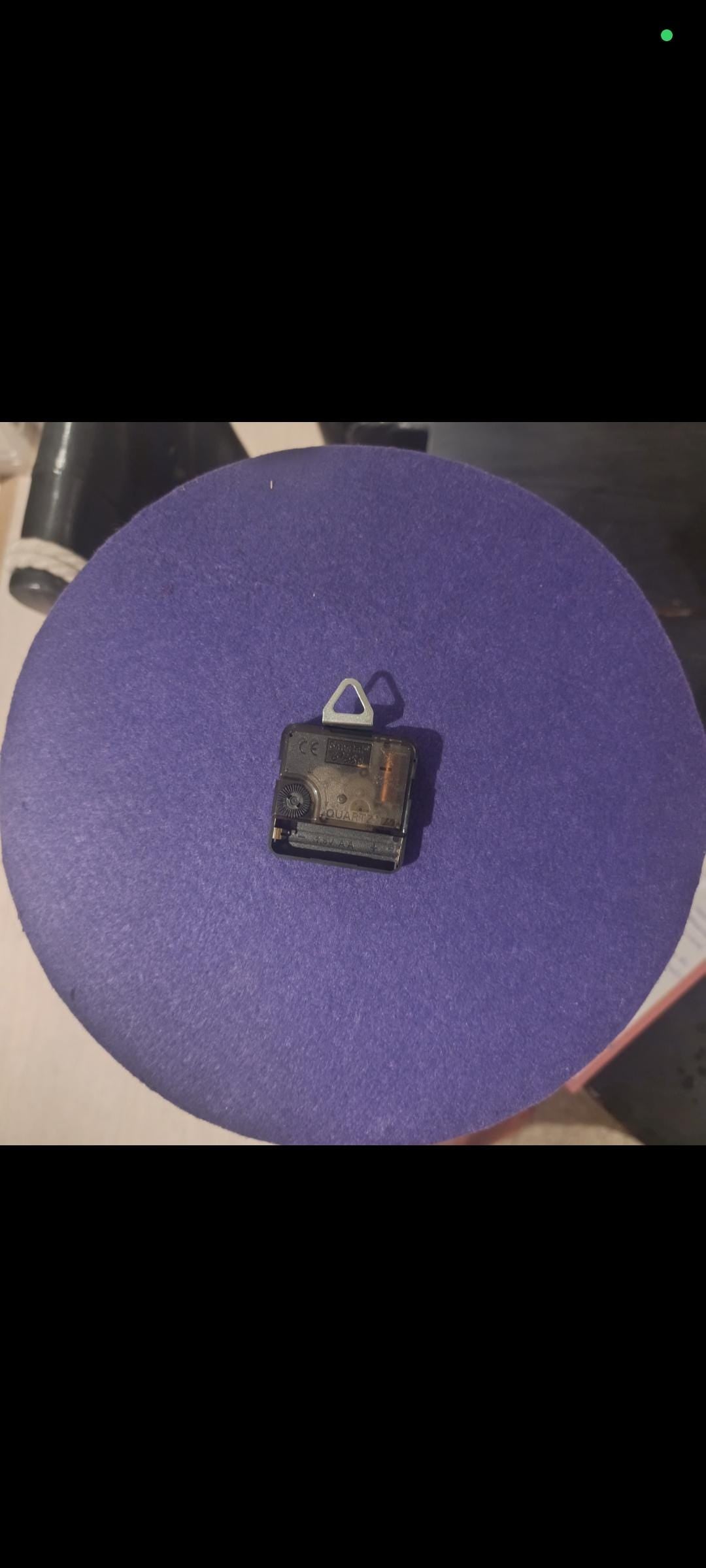 Aurora Flow – Yellow, Blue & Purple Acrylic Pour Clock, 30cm, Colorful Wall Art, Handmade Resin Clock, Unique Gift
